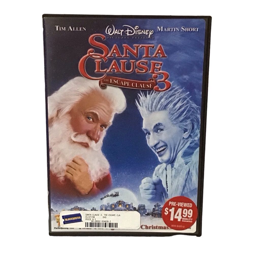 Disney Santa Clause‎ 3 The Escape Clause DVD - 5/$20